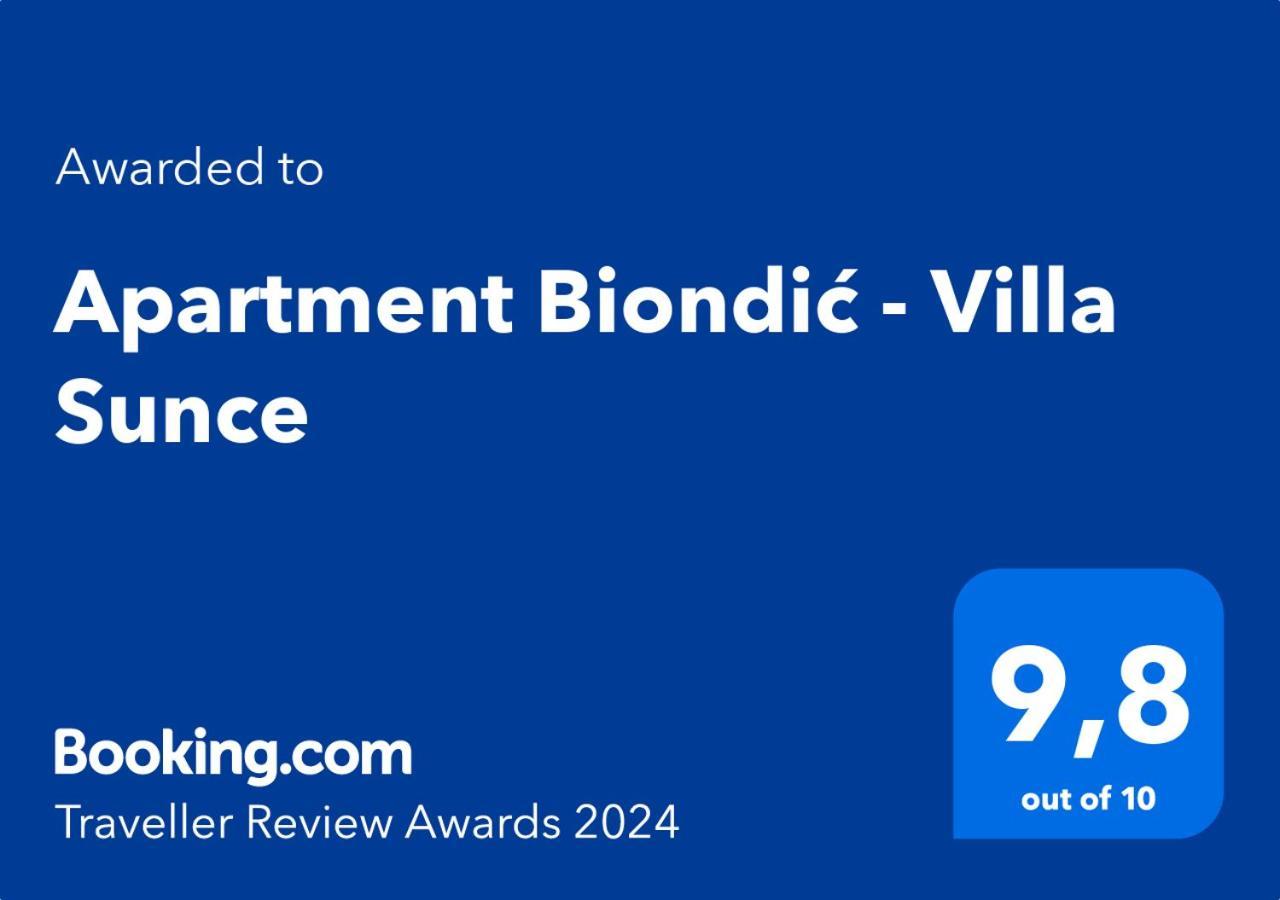 Apartment Biondic - Villa Sunce سينج المظهر الخارجي الصورة
